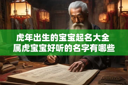 虎年出生的宝宝起名大全 属虎宝宝好听的名字有哪些