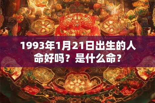 1993年1月21日出生的人命好吗？是什么命？