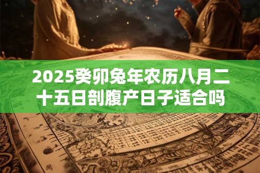 2025癸卯兔年农历八月二十五日剖腹产日子适合吗