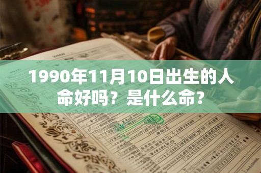 1990年11月10日出生的人命好吗？是什么命？