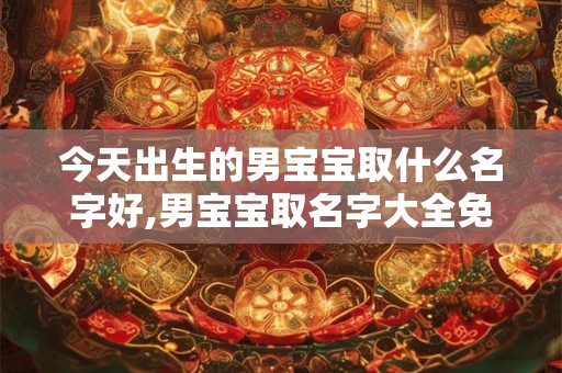 今天出生的男宝宝取什么名字好,男宝宝取名字大全免费2024年