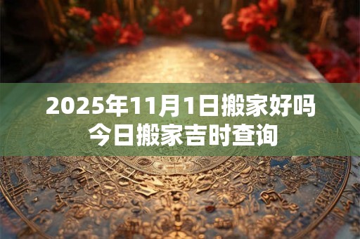 2025年11月1日搬家好吗 今日搬家吉时查询