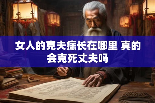 女人的克夫痣长在哪里 真的会克死丈夫吗