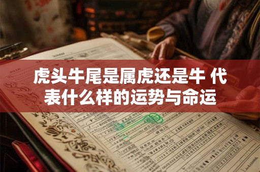 详细阅读:虎头牛尾是属虎还是牛 代表什么样的运势与命运 虎头牛尾是属虎还是牛 代表什么样的运势与命运