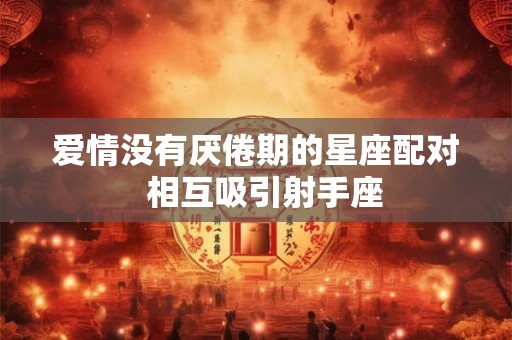 爱情没有厌倦期的星座配对  相互吸引射手座
