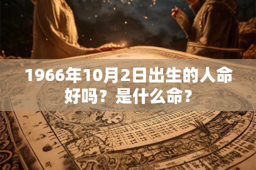 1966年10月2日出生的人命好吗？是什么命？