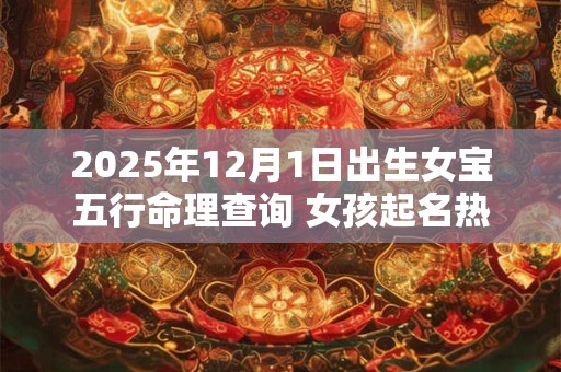 2025年12月1日出生女宝五行命理查询 女孩起名热门新款