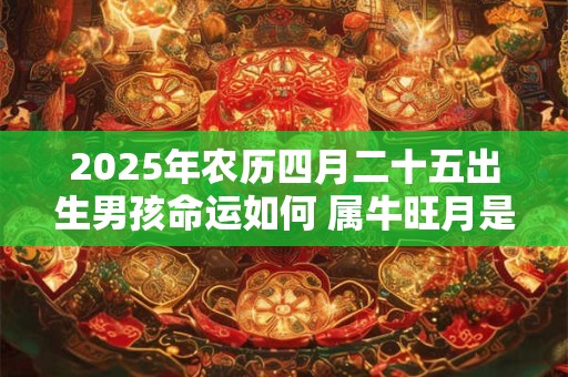 2025年农历四月二十五出生男孩命运如何 属牛旺月是几月