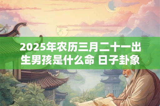 2025年农历三月二十一出生男孩是什么命 日子卦象如何
