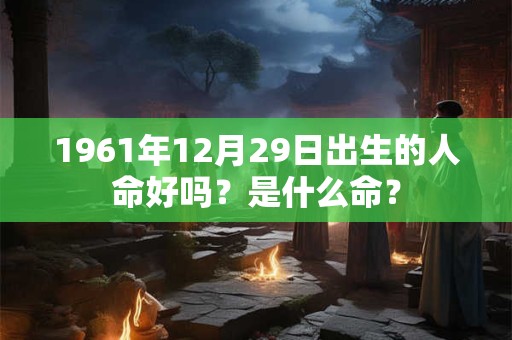 1961年12月29日出生的人命好吗？是什么命？