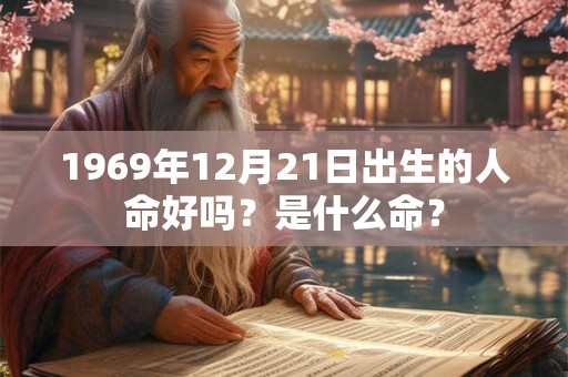 1969年12月21日出生的人命好吗？是什么命？