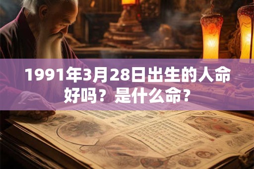 1991年3月28日出生的人命好吗？是什么命？