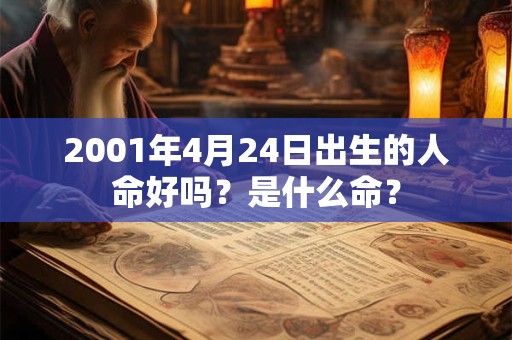 2001年4月24日出生的人命好吗？是什么命？
