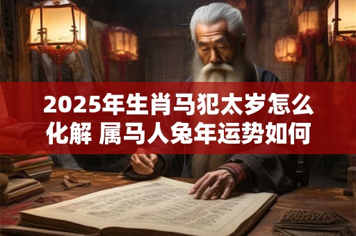 2025年生肖马犯太岁怎么化解 属马人兔年运势如何