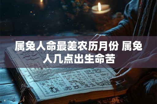 属兔人命最差农历月份 属兔人几点出生命苦 属兔人命最差农历月份 属兔人几点出生命苦