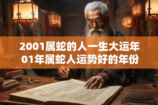2001属蛇的人一生大运年 01年属蛇人运势好的年份