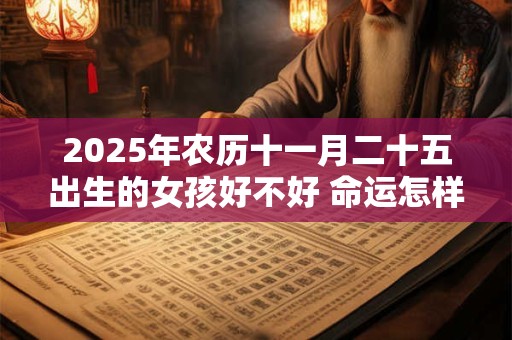 2025年农历十一月二十五出生的女孩好不好 命运怎样