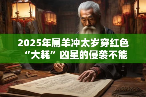 2025年属羊冲太岁穿红色 “大耗”凶星的侵袭不能穿银色
