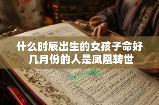 什么时辰出生的女孩子命好 几月份的人是凤凰转世