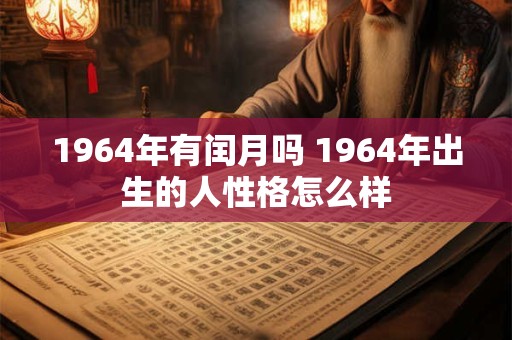1964年有闰月吗 1964年出生的人性格怎么样