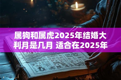 属狗和属虎2025年结婚大利月是几月 适合在2025年结婚吗