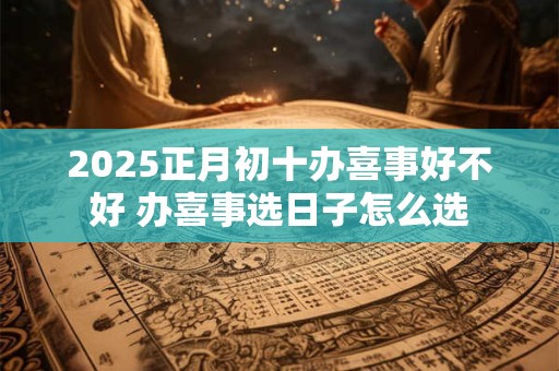 2025正月初十办喜事好不好 办喜事选日子怎么选