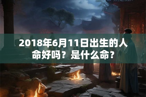 2018年6月11日出生的人命好吗？是什么命？