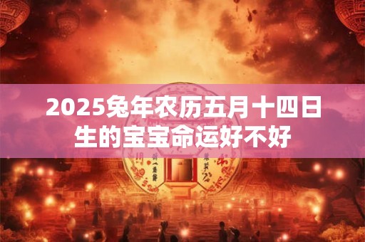 2025兔年农历五月十四日生的宝宝命运好不好
