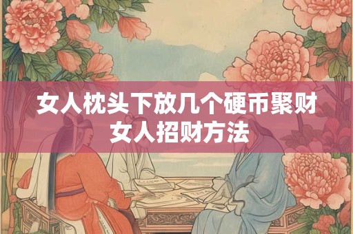 女人枕头下放几个硬币聚财 女人招财方法