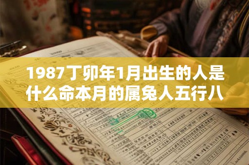 1987丁卯年1月出生的人是什么命本月的属兔人五行八字查询
