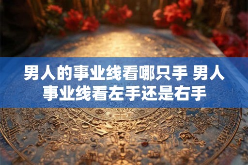 男人的事业线看哪只手 男人事业线看左手还是右手 男人的事业线看哪只手 男人事业线看左手还是右手