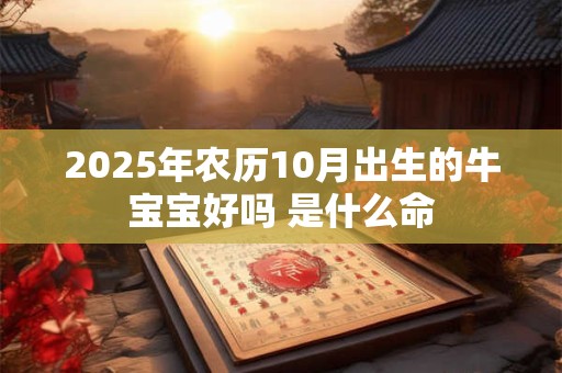 2025年农历10月出生的牛宝宝好吗 是什么命
