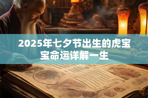 2025年七夕节出生的虎宝宝命运详解一生