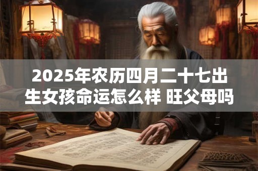 2025年农历四月二十七出生女孩命运怎么样 旺父母吗