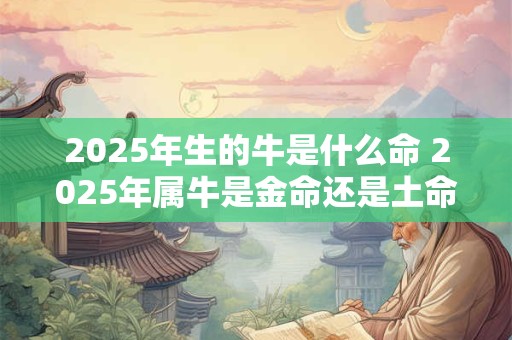 2025年生的牛是什么命 2025年属牛是金命还是土命