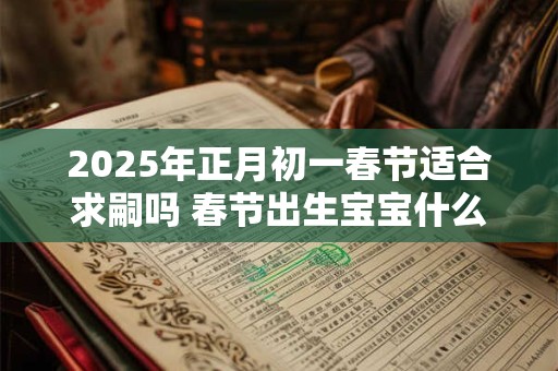 2025年正月初一春节适合求嗣吗 春节出生宝宝什么命