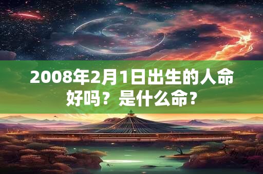 2008年2月1日出生的人命好吗？是什么命？