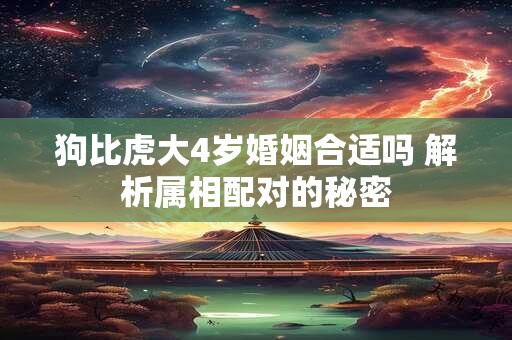 狗比虎大4岁婚姻合适吗 解析属相配对的秘密