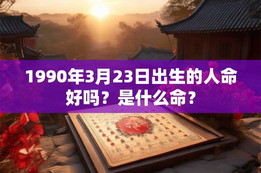 1990年3月23日出生的人命好吗？是什么命？