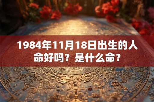 1984年11月18日出生的人命好吗？是什么命？