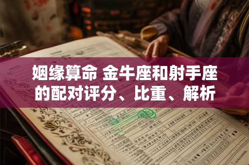 姻缘算命 金牛座和射手座的配对评分、比重、解析
