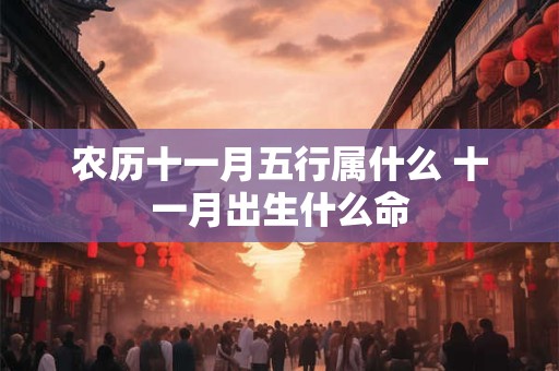 农历十一月五行属什么 十一月出生什么命