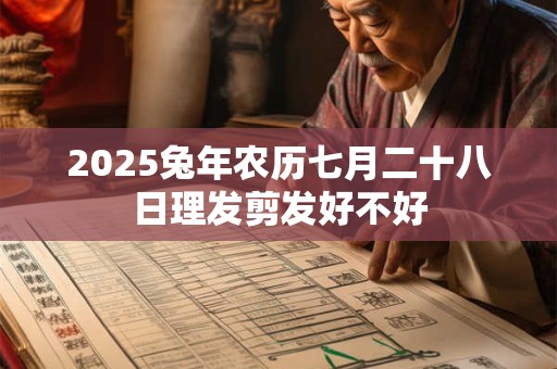 2025兔年农历七月二十八日理发剪发好不好