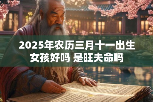 2025年农历三月十一出生女孩好吗 是旺夫命吗