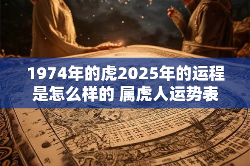 1974年的虎2025年的运程是怎么样的 属虎人运势表现