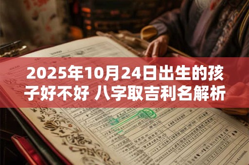 2025年10月24日出生的孩子好不好 八字取吉利名解析