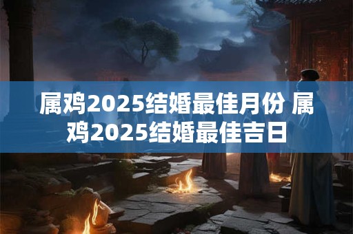 属鸡2025结婚最佳月份 属鸡2025结婚最佳吉日