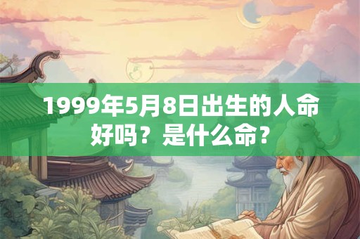 详细阅读:1999年5月8日出生的人命好吗?是什么命? 1999年5月8日出生的人命好吗?是什么命?