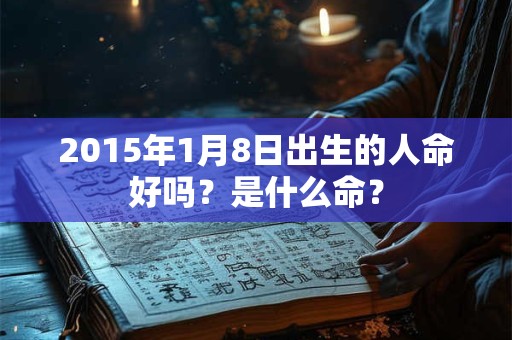 2015年1月8日出生的人命好吗？是什么命？
