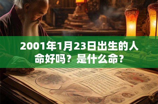 2001年1月23日出生的人命好吗？是什么命？